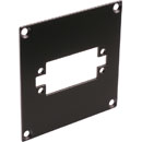 CANFORD UNIVERSAL MODULAR CONNECTION PLATE 1x EDAC38, black