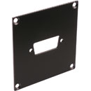 CANFORD UNIVERSAL MODULAR CONNECTION PLATE 1x D-sub15, black