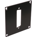 CANFORD UNIVERSAL MODULAR CONNECTION PLATE 1x D-sub25, black