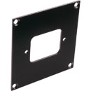 CANFORD UNIVERSAL MODULAR CONNECTION PLATE 1x IEC mains female, black