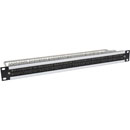 CANFORD BANTAM JACKFIELD 1U 2 rows x 48 M&M nickel jacks, stereo-pitch, black