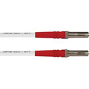 CANFORD MUSA 3G HD PATCHCORD 600mm, White with red strain relief