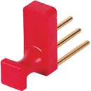 GHIELMETTI 673.910.302.02 GVS 323d NORMALLING/LOCKING PLUG 3-pole red