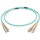 SC-SC MM DUPLEX OM3 50/125 Fibre patch cable 10m, aqua