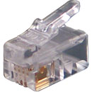 RJ12 PLUG 6P6CF