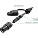 NEUTRIK OPTICALCON LITE QUAD - Semi rugged LC duplex fibre cables