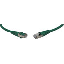 CAT6A SCREENED PATCHCORD RJ45-RJ45-0.5m, green