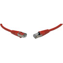 CAT6A SCREENED PATCHCORD RJ45-RJ45-1m, red