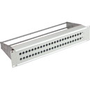 CANFORD MUSA 3G HD PATCH PANEL 2U 2x24 MUSA 3G HD, black