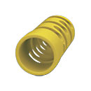 TELEGARTNER BNC Strain relief bush, 'EasyGrip', group Y, yellow