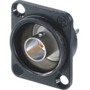 NEUTRIK NBB75DSIB BNC 3G Female panel, isolated, solder, black