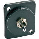 CANFORD D-SERIES Switch, double pole changeover, black