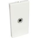 CANFORD AV MODULE Economy, 3.5mm three-pole socket, pigtail type, half module, white