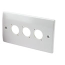 CANFORD P3 CONNECTOR PLATE 2-gang, 3 mounting holes, plastic