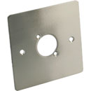CANFORD F1SN CONNECTOR PLATE 1-gang, 1 mounting hole, satin nickel