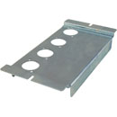 CANFORD FLOOR BOX Four universal socket plate