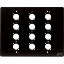 CANFORD FLUSH WALLBOX Top plate, 12 holes for type B