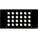 CANFORD FLUSH WALLBOX Top plate, 24 holes for type C