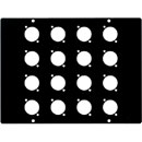 CANFORD STAGE/WALLBOX Top plate, 16 holes for type B, no numbering