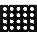 CANFORD STAGE/WALLBOX Top plate, 20 holes for type B, no numbering