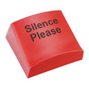 CANFORD ILLUMINATED SIGN Red cover, Silence please