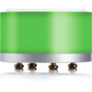 YELLOWTEC YT9202 LITT 50/22 GREEN LED COLOUR SEGMENT 51mm diameter, 22mm height, silver/green