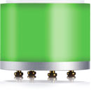 YELLOWTEC YT9302 LITT 50/35 GREEN LED COLOUR SEGMENT 51mm diameter, 35mm height, silver/green