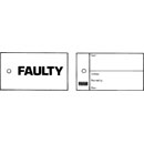 CANFORD FAULT LABELS (pack of 50)