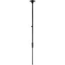 K&M 22160 MICROPHONE STAND Ceiling mount, detachable flange, 860-1560mm, black (EX DEMO)