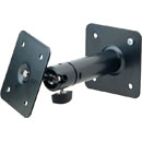 K&M 24185 LOUDSPEAKER MOUNT Wall/ceiling, up to 10kg, universal ball joint, bearing plate, black