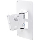K&M 24481 LOUDSPEAKER MOUNT Wall, up to 25kg, 0-30 degree tilt, swivel, white
