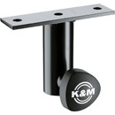 K&M 24281 MOUNTING ADAPTER Slip-on, mounting plate, locking screw, black