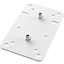 K&M 24352 UNIVERSAL MOUNTING BRACKET Vertical, multiple mounting templates, white