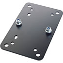 K&M 24354 UNIVERSAL MOUNTING BRACKET Horizontal, multiple mounting templates, black