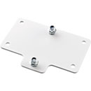 K&M 24357 UNIVERSAL MOUNTING BRACKET Vertical, M6 - 107.9 x 50.8mm mounting template, white