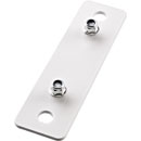 K&M 24358 UNIVERSAL MOUNTING BRACKET Vertical, M10 - 115mm vertical mounting template, white