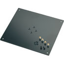 K&M 26792 BEARING PLATE 320 x 5 x 280mm, 3.4kg, 4off rubber feet and spikes included, black