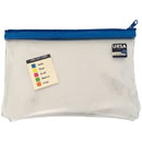 URSA ZIPPER CASE Zip fastening, transparent, 203 x 127mm