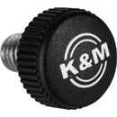 K&M 01-82-897-55 SPARE KNURLED KNOB 3/8 inch, for 23510 & 23550 Stereo Bars