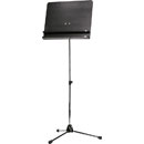 K&M 11832 ORCHESTRA STAND Chrome, with black desk and additional shelf