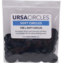 URSA SOFT CIRCLES MICROPHONE COVER Soft fabric, black (pack of 100 Circles)