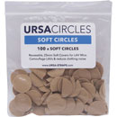 URSA SOFT CIRCLES MICROPHONE COVER Soft fabric, beige (pack of 100 Circles)
