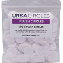 URSA PLUSH CIRCLES MICROPHONE COVER Short fur, white (pack of 100 Circles)