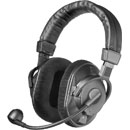 BEYERDYNAMIC DT 290 MK II HEADSET Dual ear, 250 ohms, 200 ohms mic, unterminated cable, black