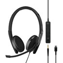 EPOS ADAPT 165T USB-C II HEADSET Double-sided, Microsoft Teams certified, jack/USB-C