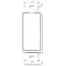 RDL D-BLANK COVER PLATE No cut out, white