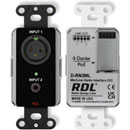 RDL DB-RN2ML DANTE AUDIO INTERFACE Bi-directional, 2x2, XLR/3.5mm jack in, mic/line, black