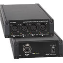 RDL AV-XMN4 DANTE INTERFACE Input, 4x XLR mic inputs, 48V phantom power