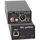 RDL SF-ND2 DANTE INTERFACE Output, 1x AES/SPDIF/optical out, XLR/RCA (phono)/Tos-link outputs
