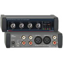 RDL EZ-MX4ML MIXER Audio, 4x1, 2x Mic XLR in, 2x Stereo RCA (phono) in, RCA (phono) out, AC adapter